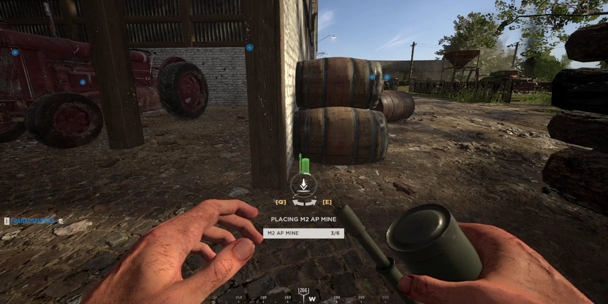 Hell Let Loose: Engineer Laying Down AP Mines