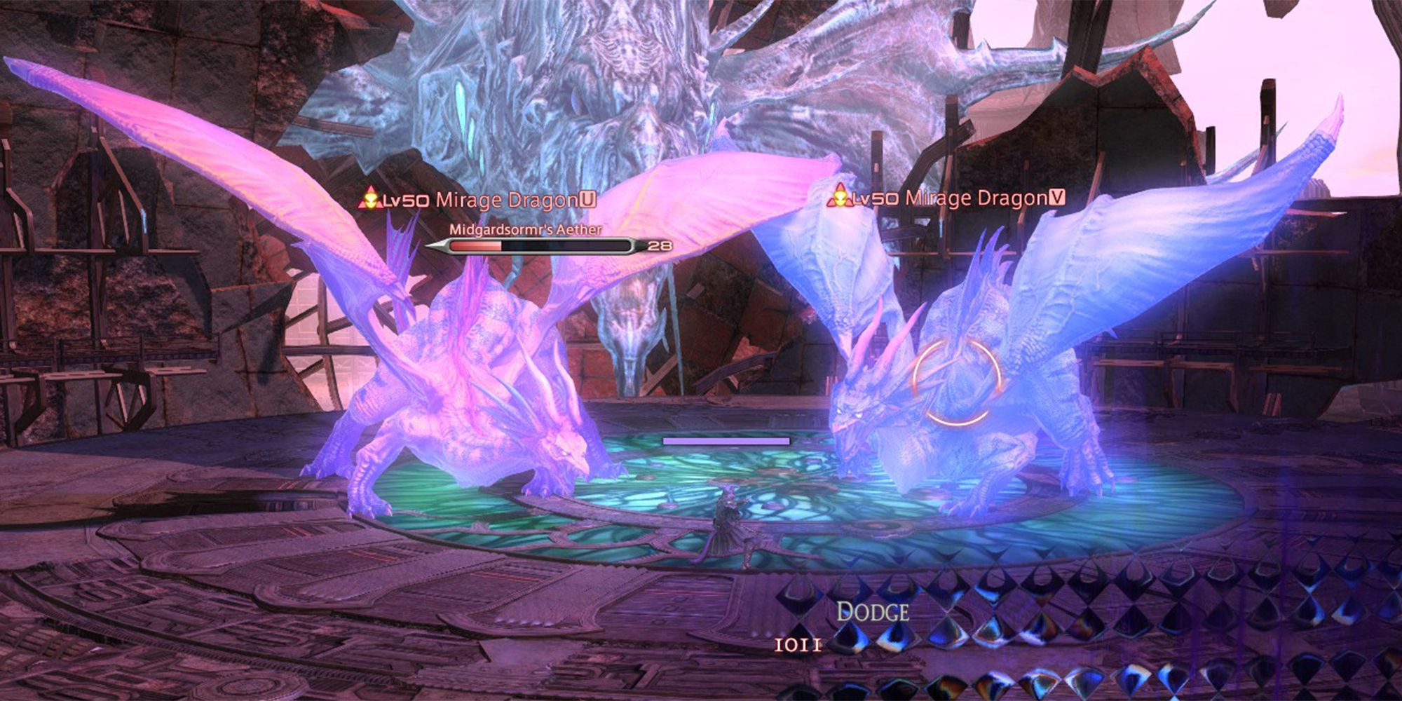 mirage dragons summoned by midgardsormr during boss fight