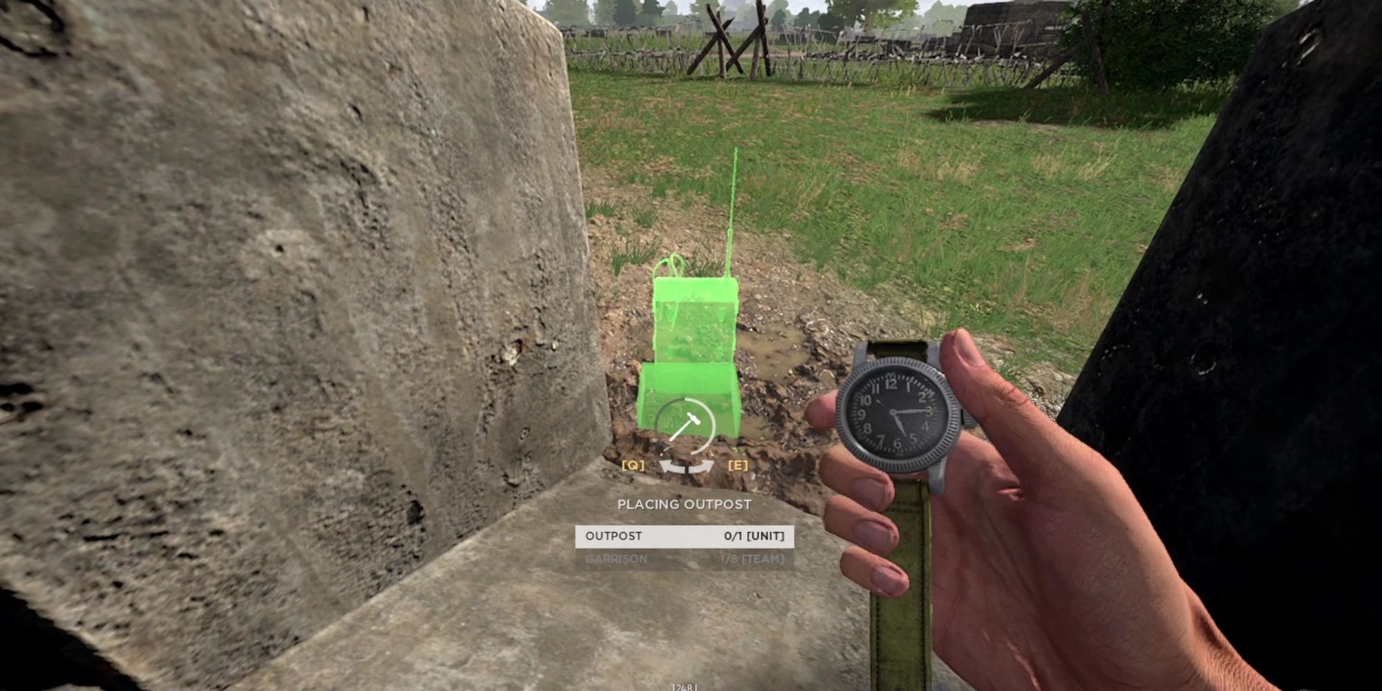 Hell Let Loose: Squad Leader Constructing An Outpost
