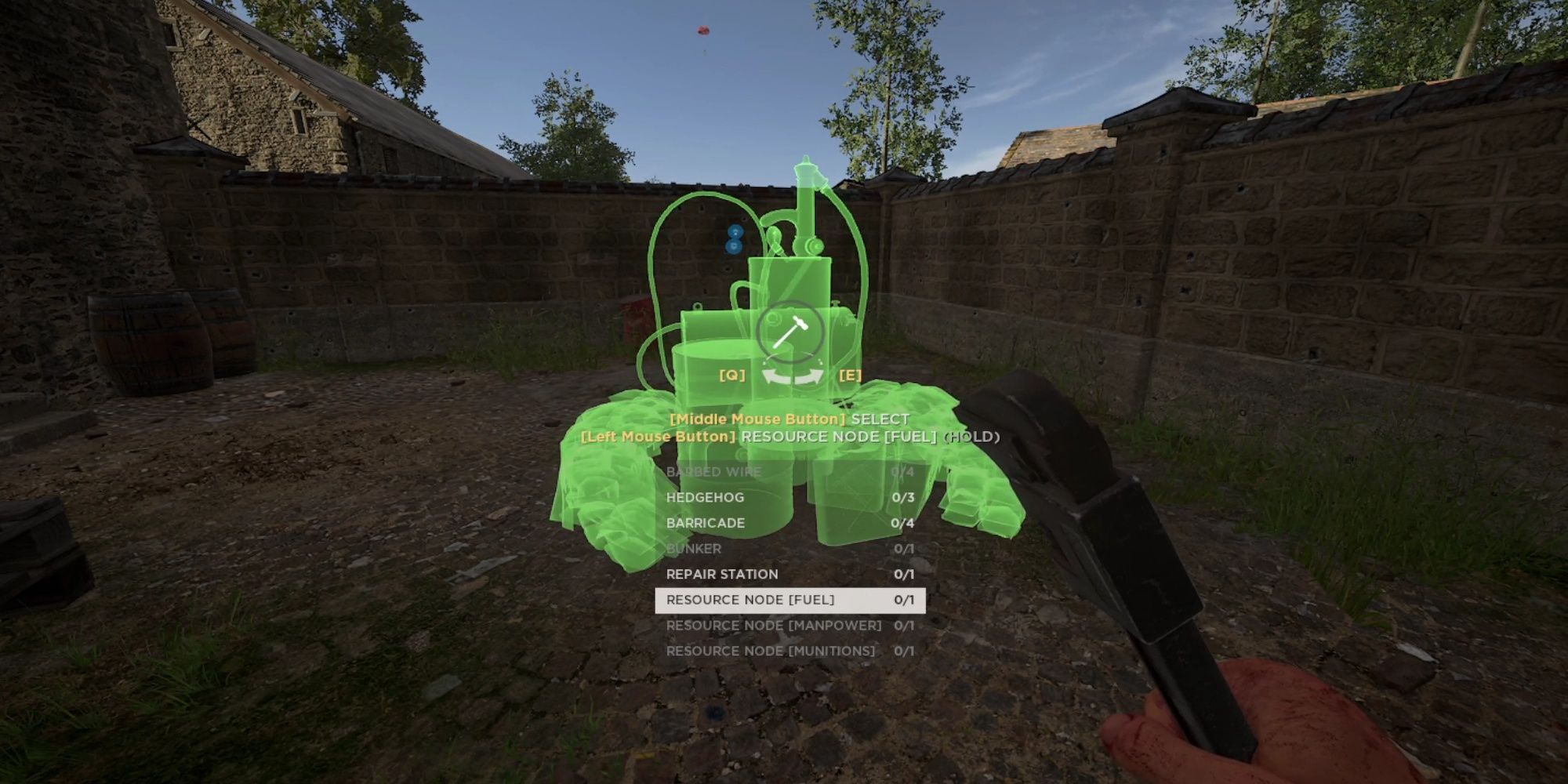 Hell Let Loose: Engineer Building Resource Nodes