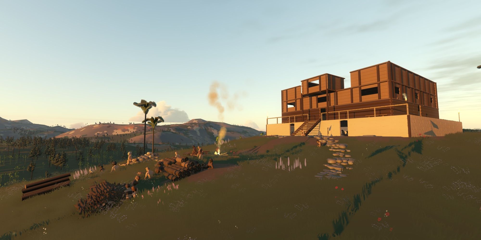 sapiens makeshift house