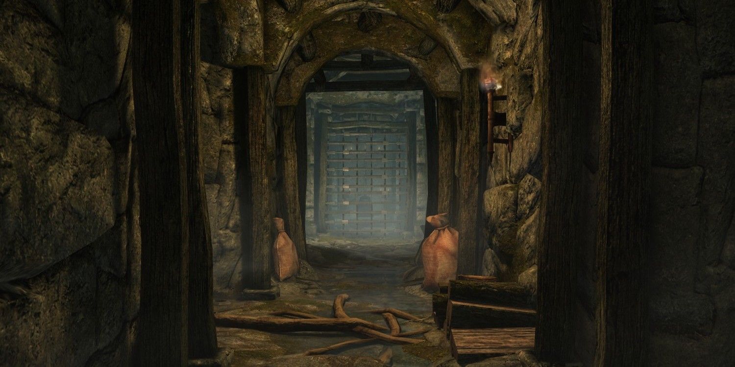 Skyrim screenshot of Cracked Tusk Vault.