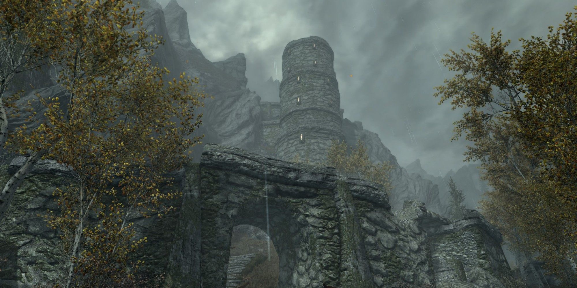 Skyrim screenshot of Darklight Tower.