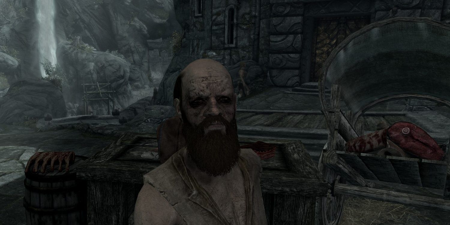 Skyrim screenshot of NPC Degaine.