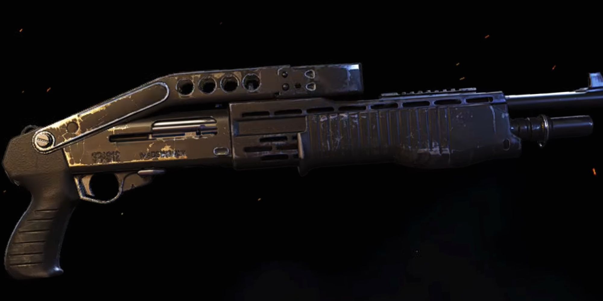Ghost Recon Wildlands shotgun SPAS-12 zoomed in.