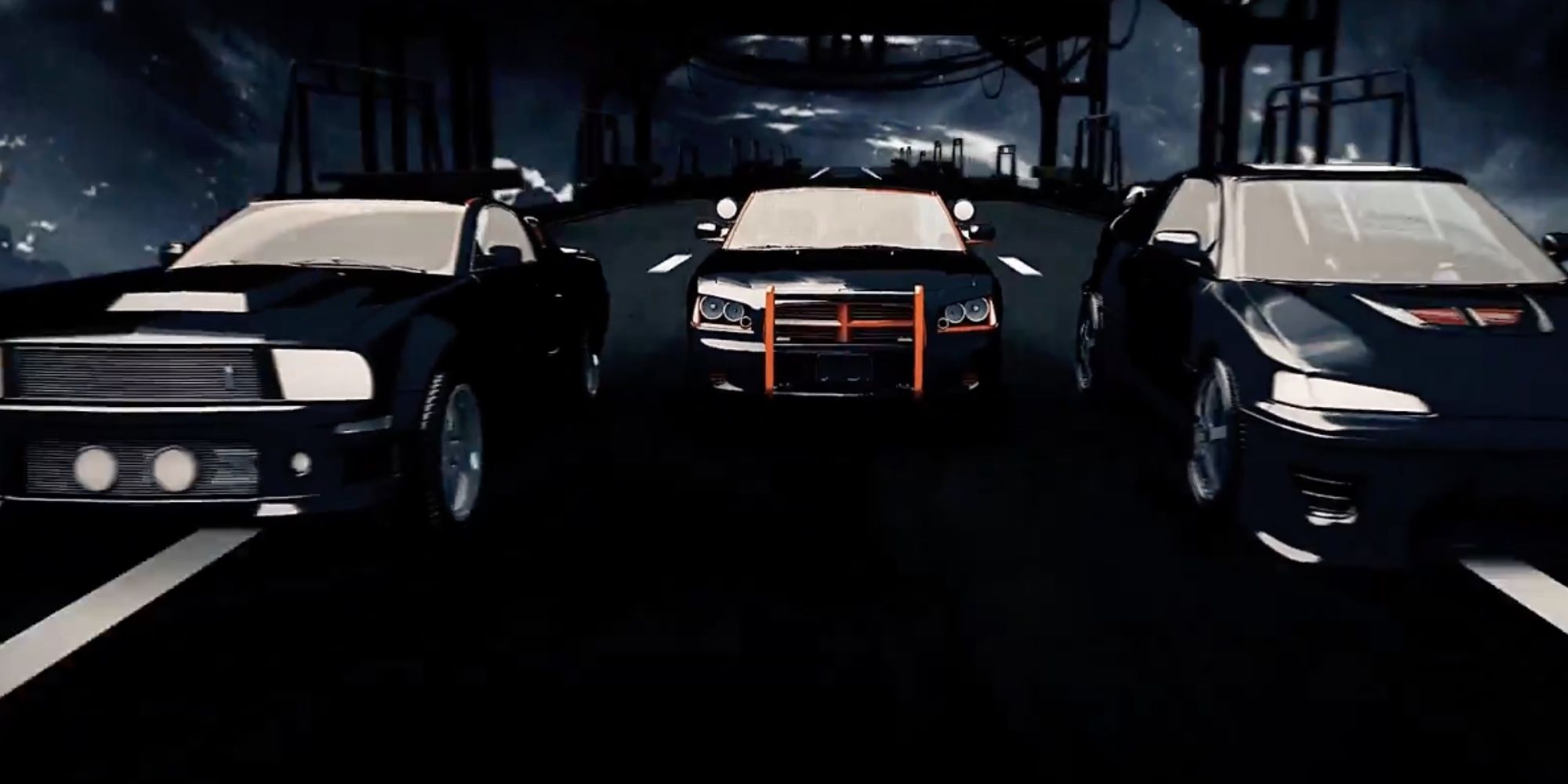 the cars from the armored phantom music video