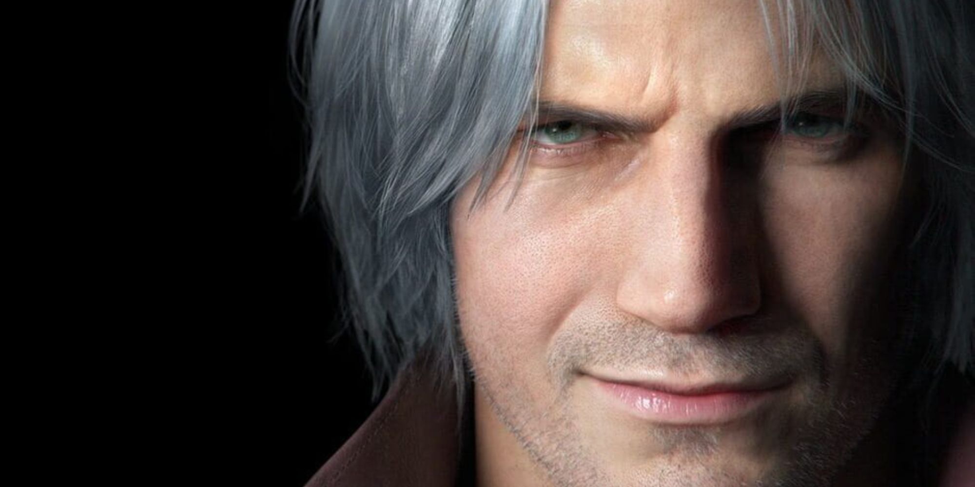 a close-up of Dante in his DMC5 appearance