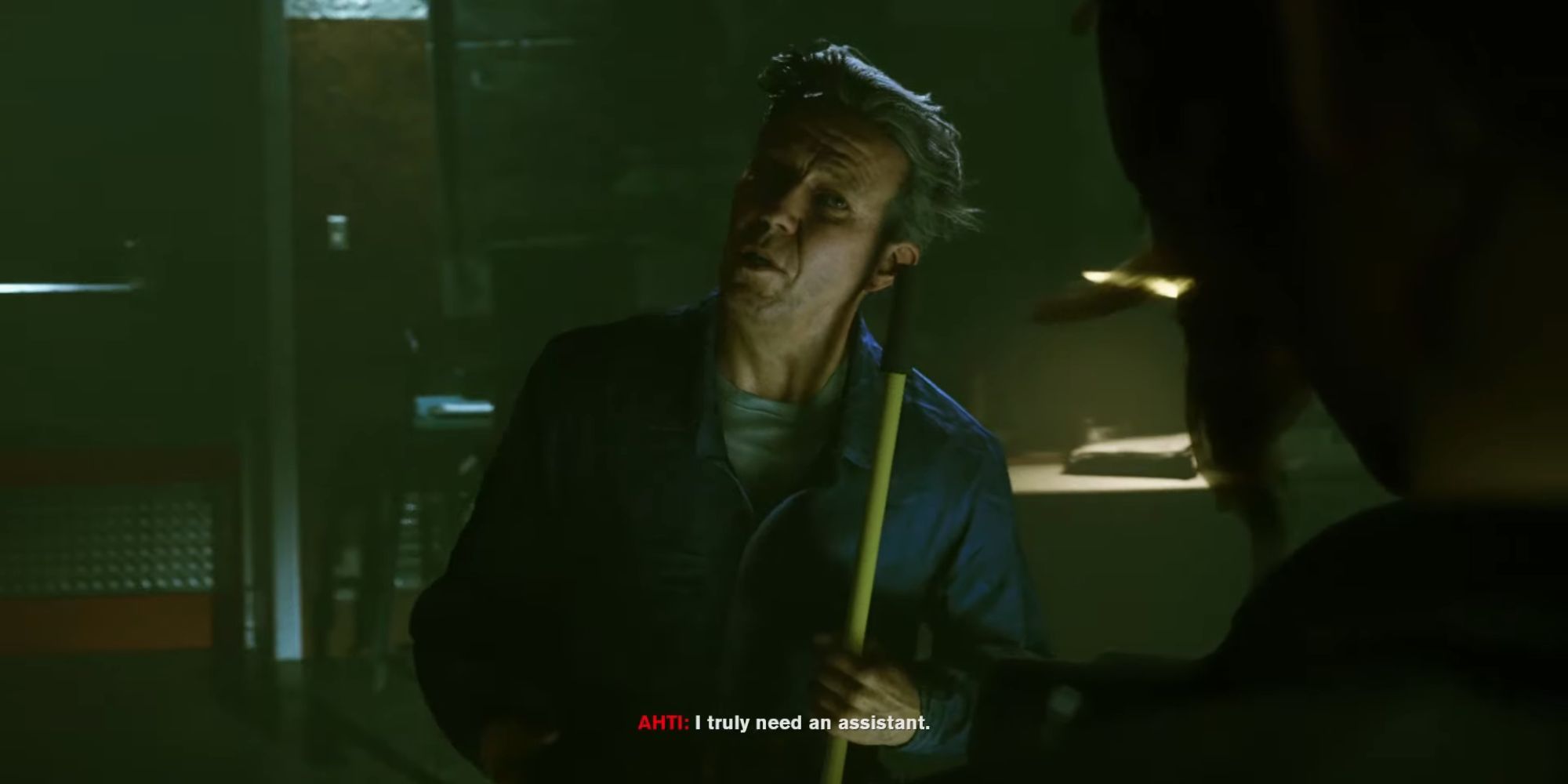 Ahti tells Jesse he needs an assistant