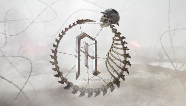Ad Finitum logo with skull