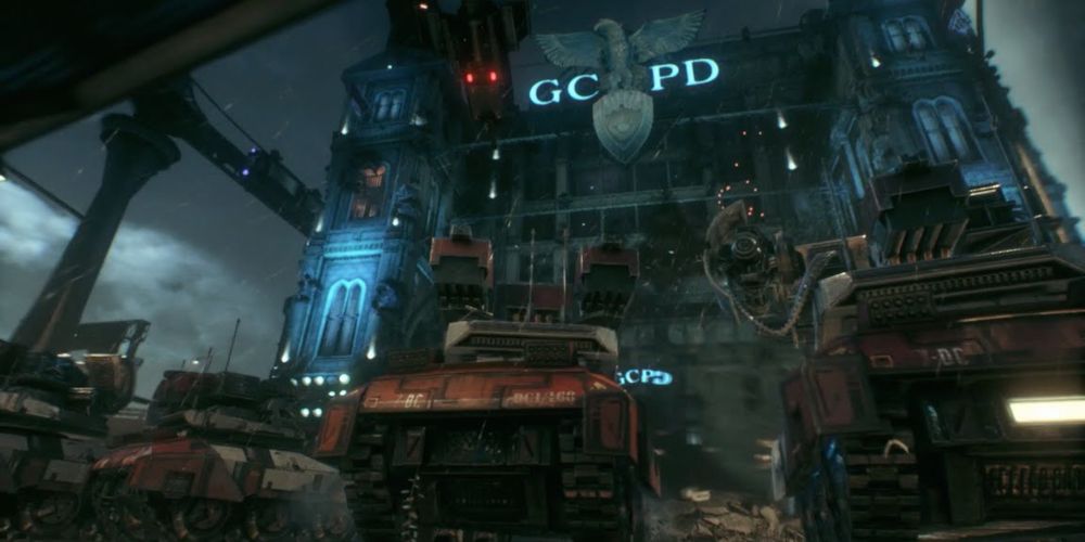 Batman Arkham Knight Screenshot Of Assault On GCPD