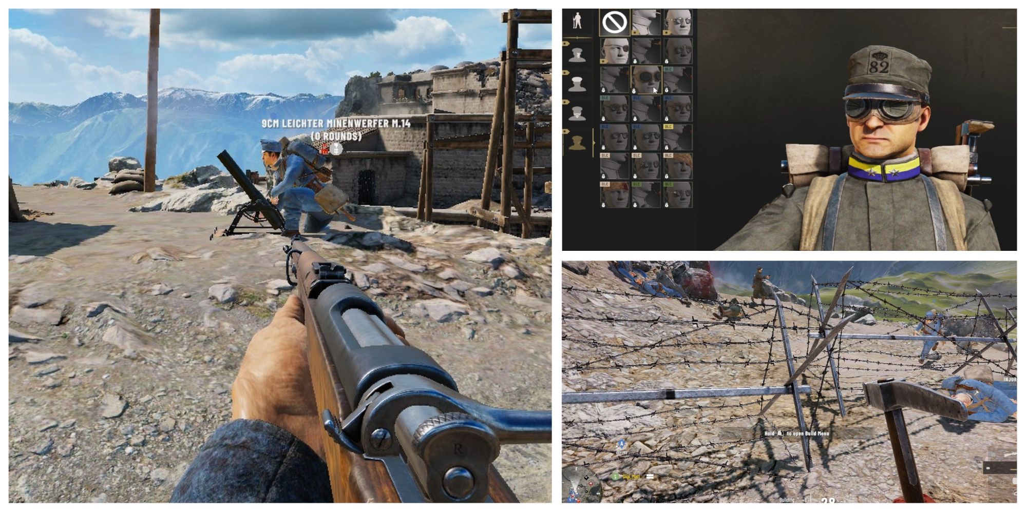 Isonzo: Rifleman, Cosmetics And Battlefield Barricades
