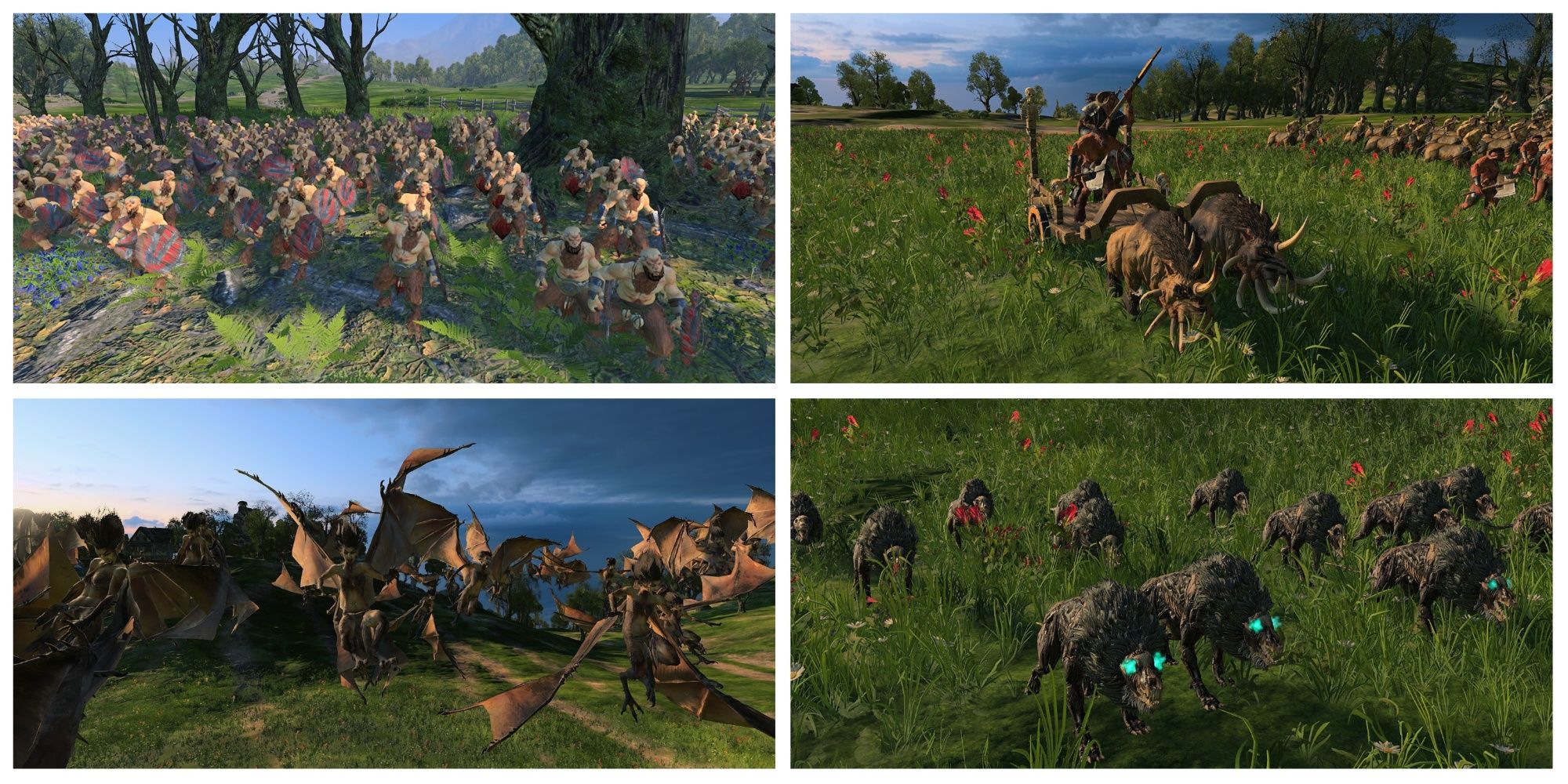 Total War: Warhammer 3 - Ungors, Chariots, Harpies And Wolves