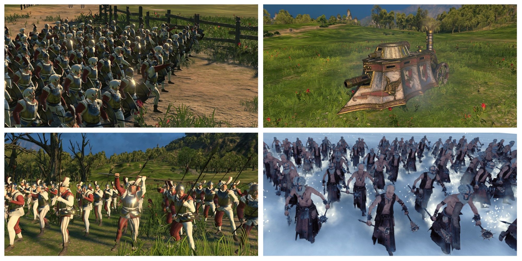 Total War: Warhammer 3 - Swordsmen, Tanks, Spearmen And Flagellants