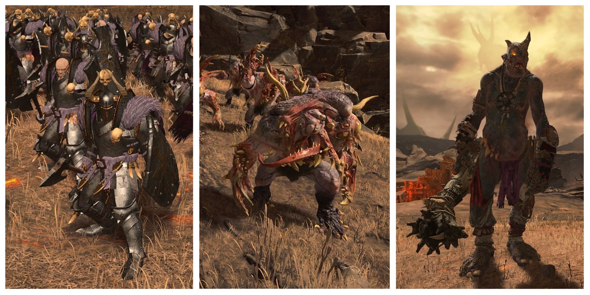 Total War: Warhammer 3 - Chaos Warriors, Chaos Spawn And Chaos Giant