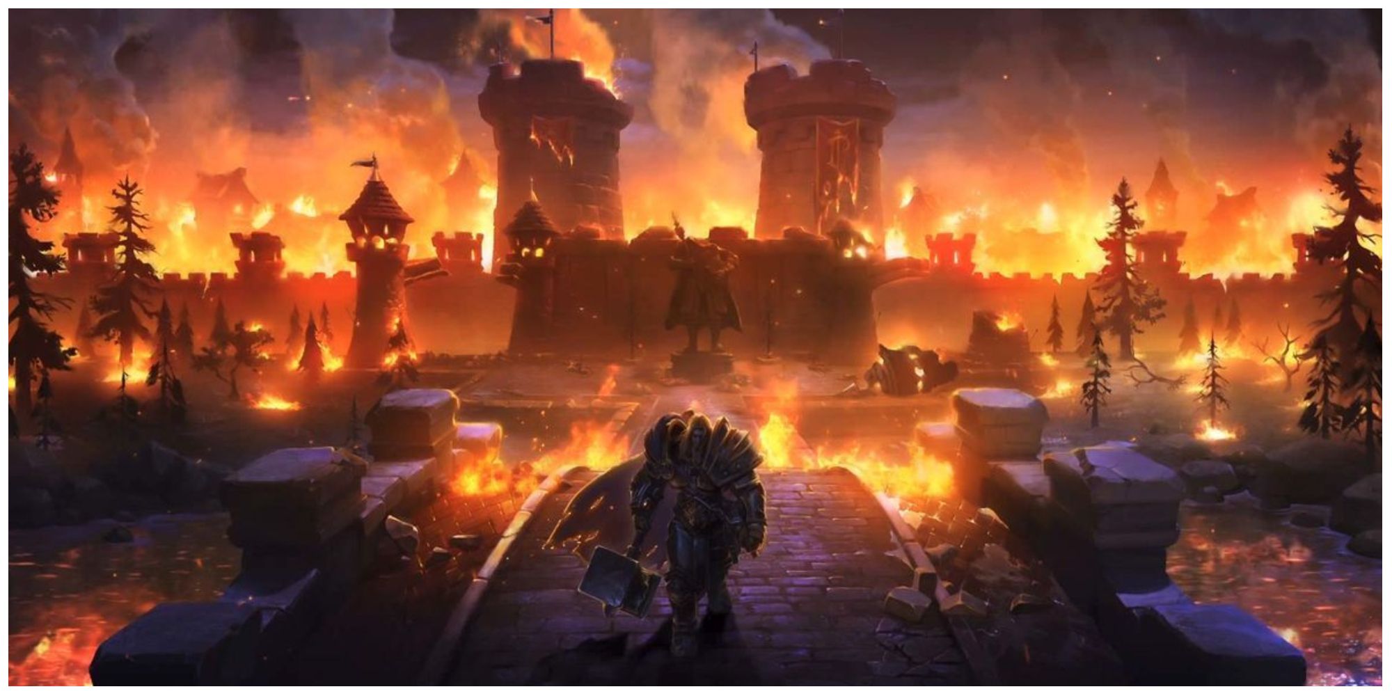 World of Warcraft Culling of Stratholme splash art