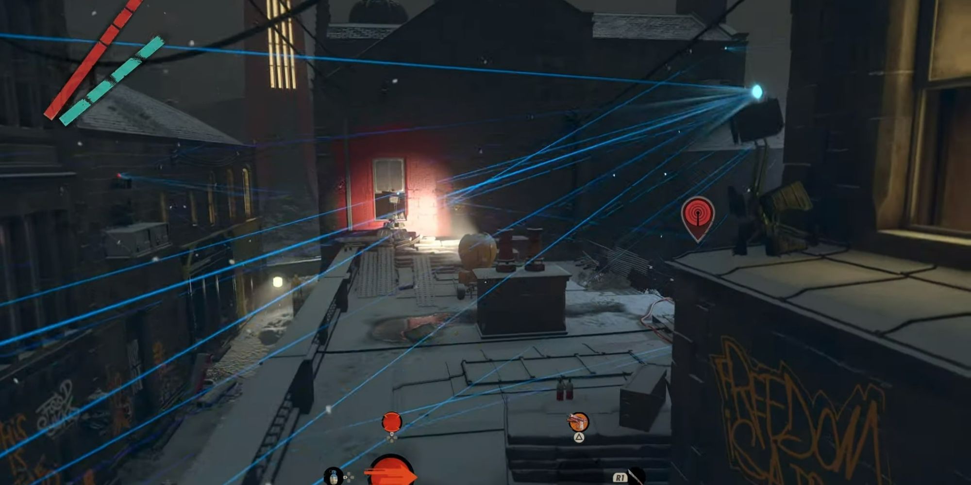 DEATHLOOP Multiple turrets deployed