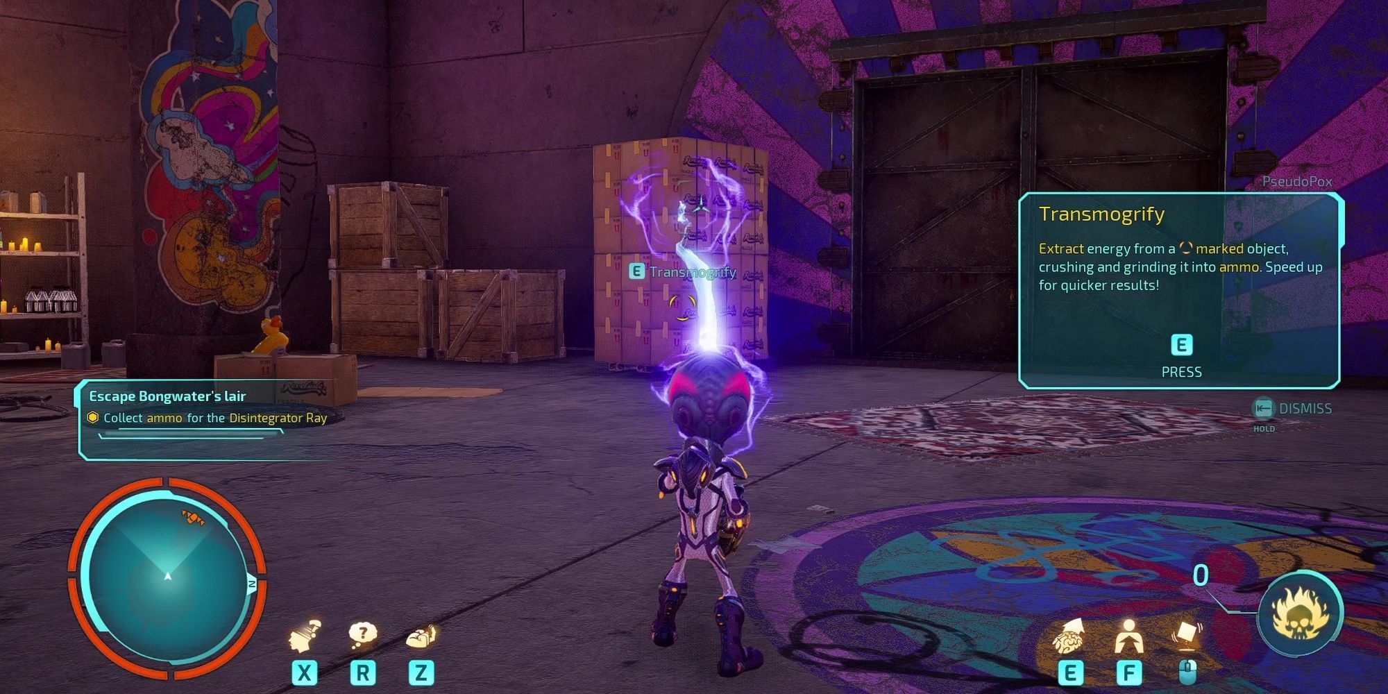 Destroy All Humans 2: Reprobed - Crypto Converting Boxes Into Ammunition