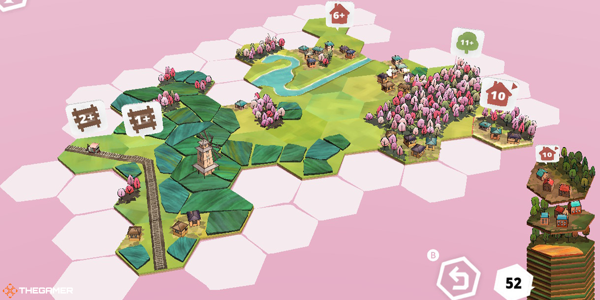 Dorfromantik - Sakura biome