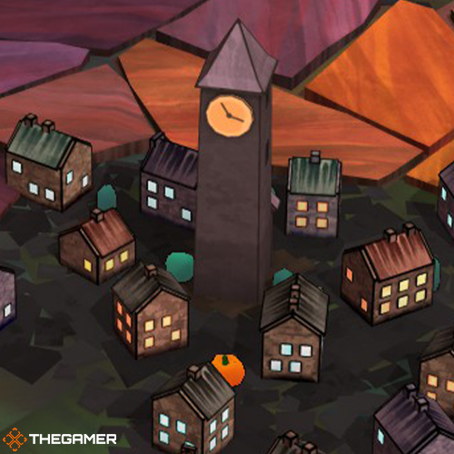 Dorfromantik - clocktower tile