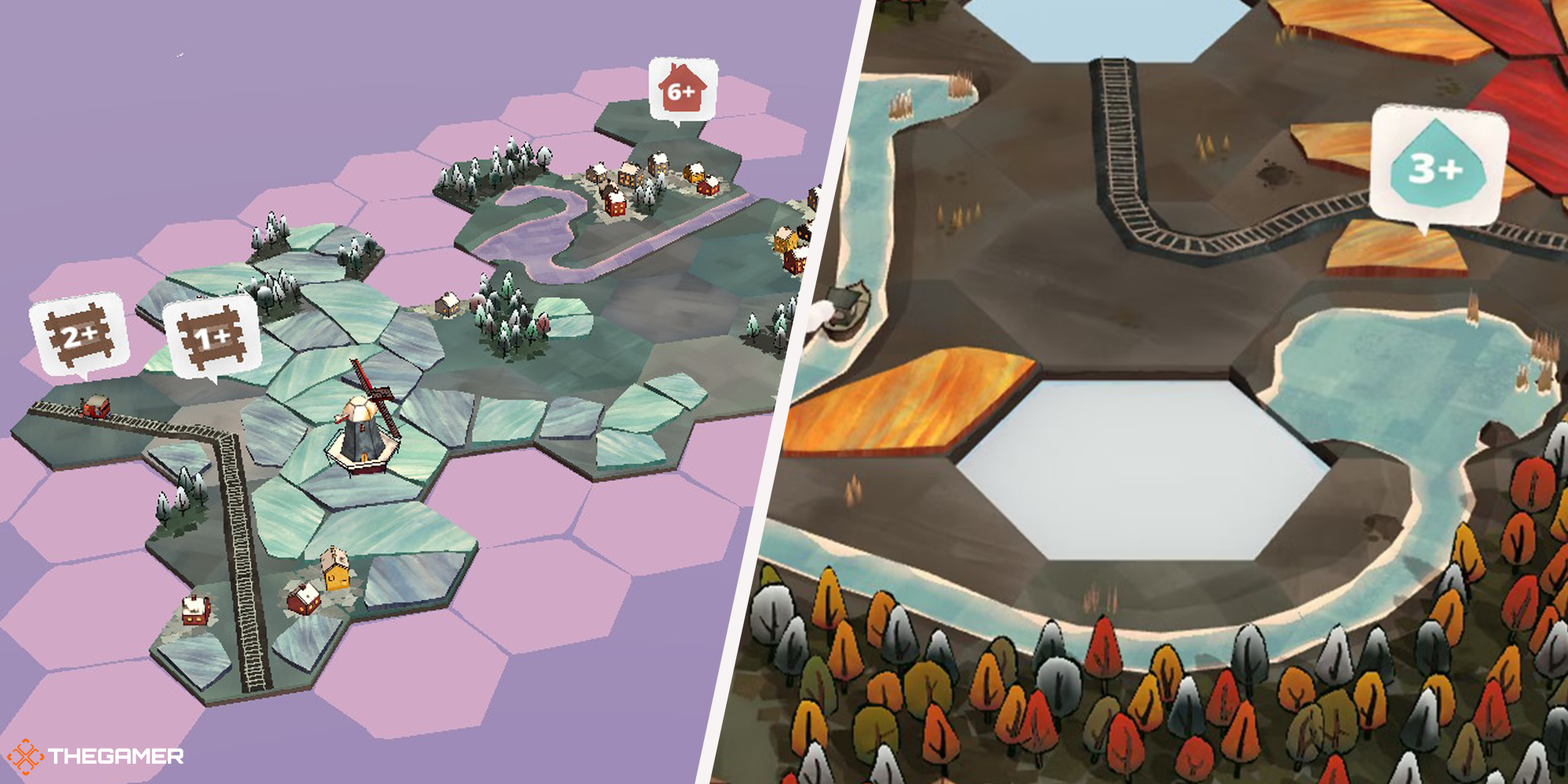 Dorfromantik - map examples