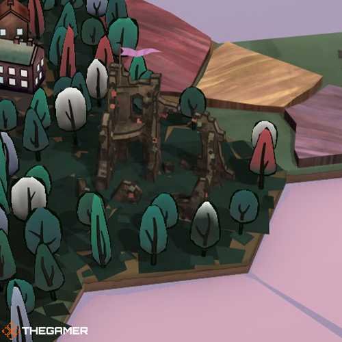 Dorfromantik - ruins tile