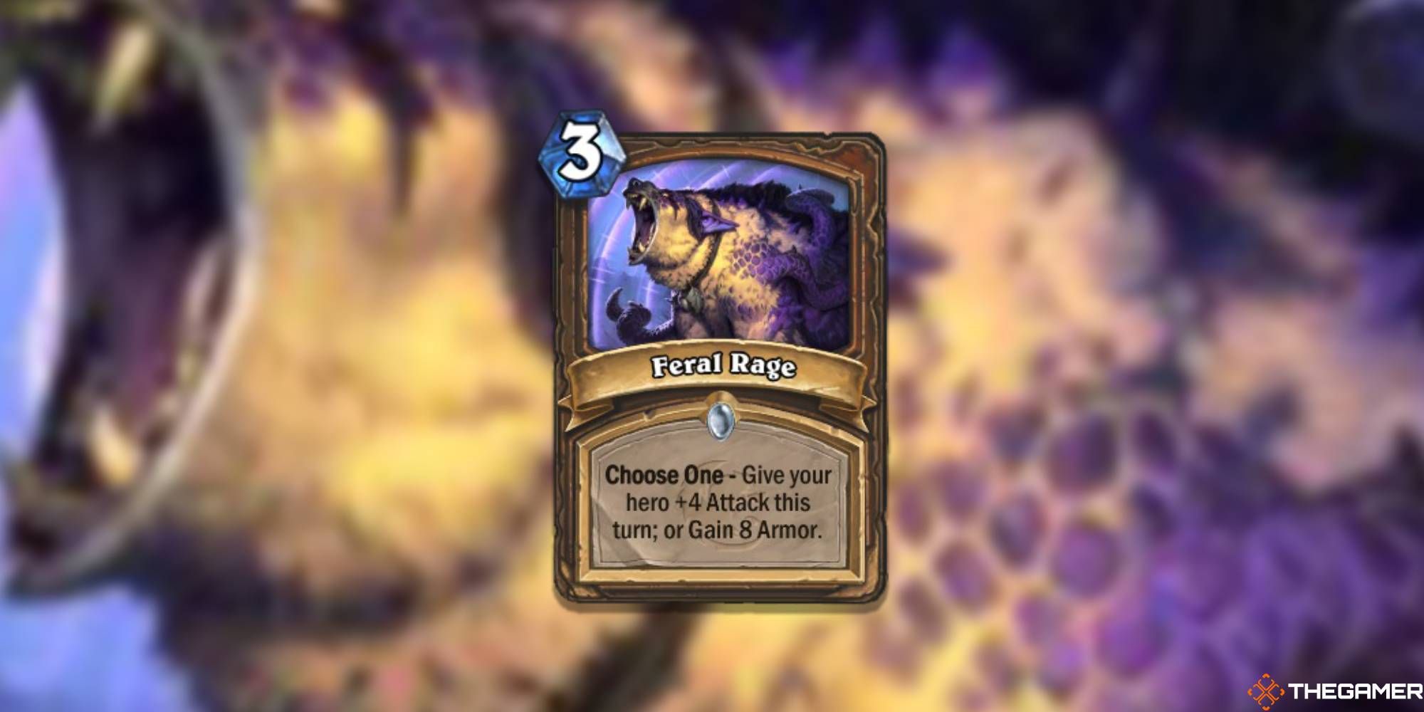 Feral Rage Hearthstone Druid Card 