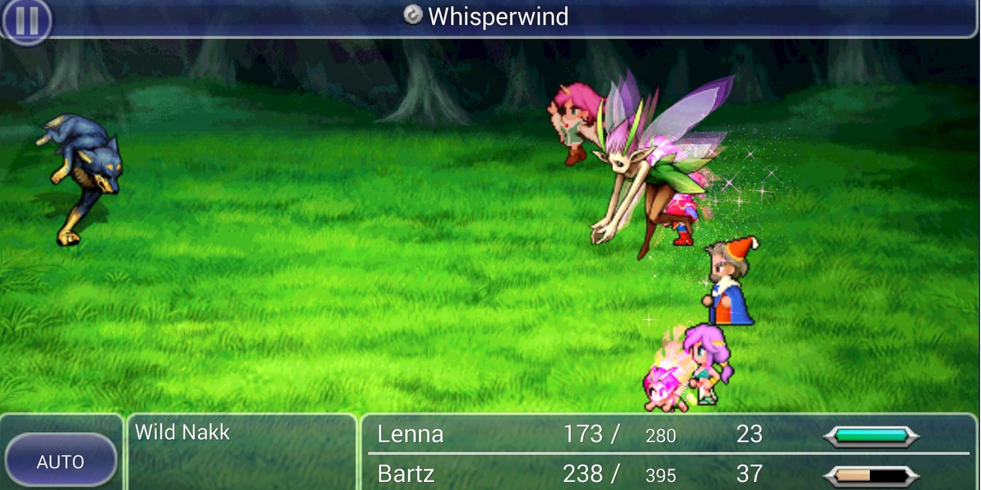 Final Fantasy Summon Sylph in Battle