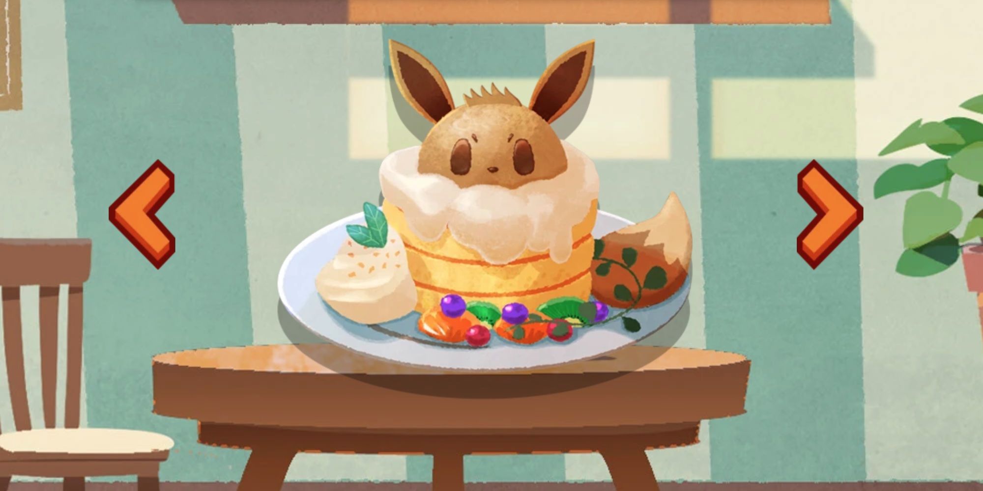 Fluffy Eevee Pancakes from Pokemon Cafe Mix and Pokemon Cafe Remix