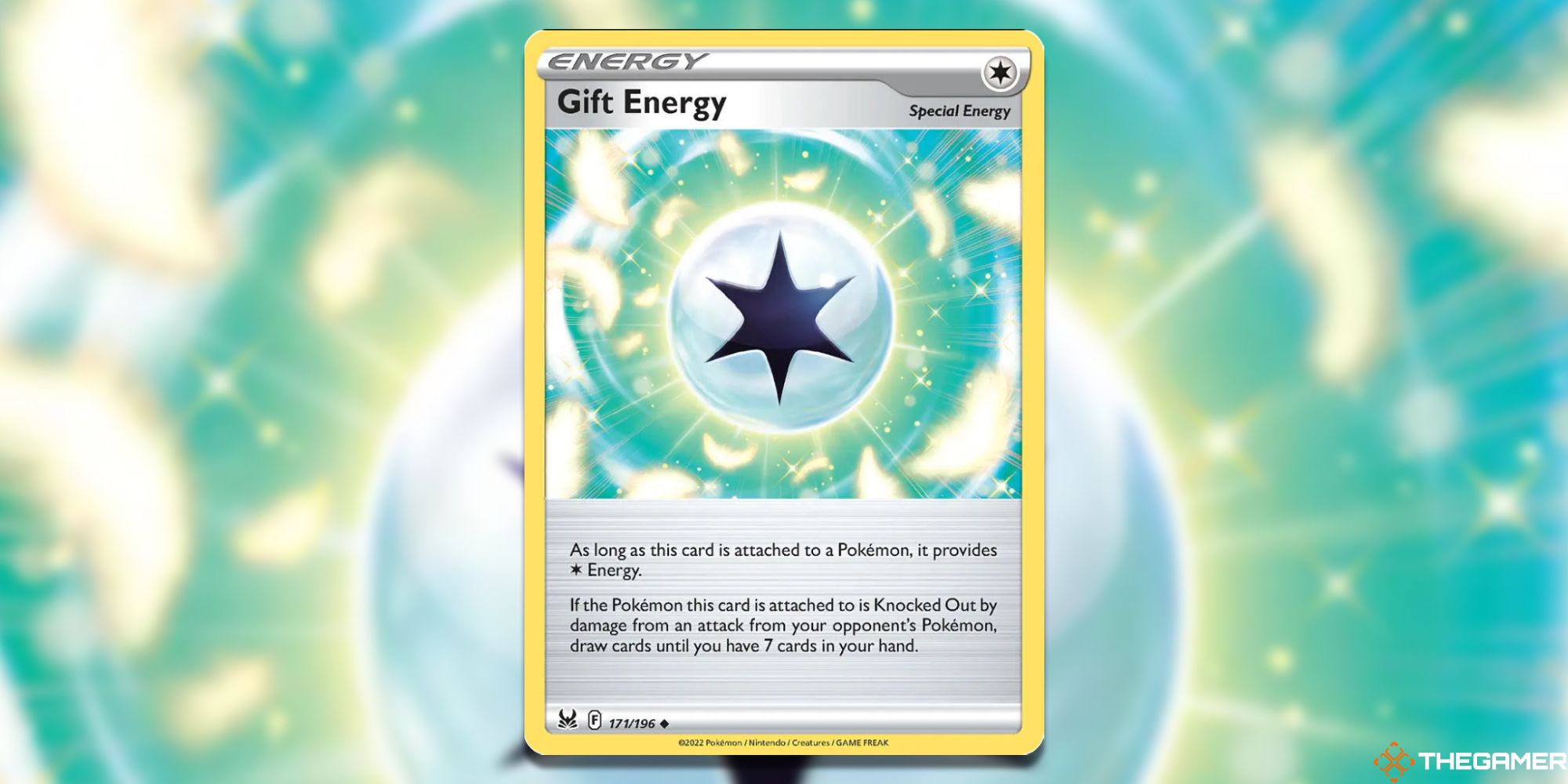 Gift Energy from Lost Origin with blurred background
