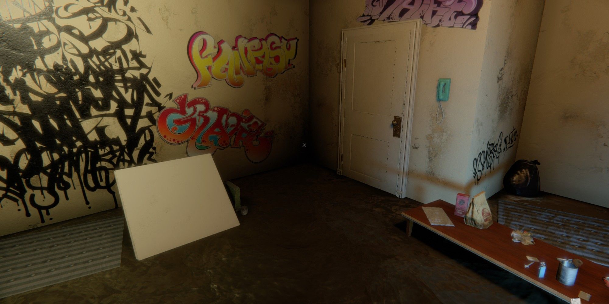 Rebecca's drug den in the mortuary assistant