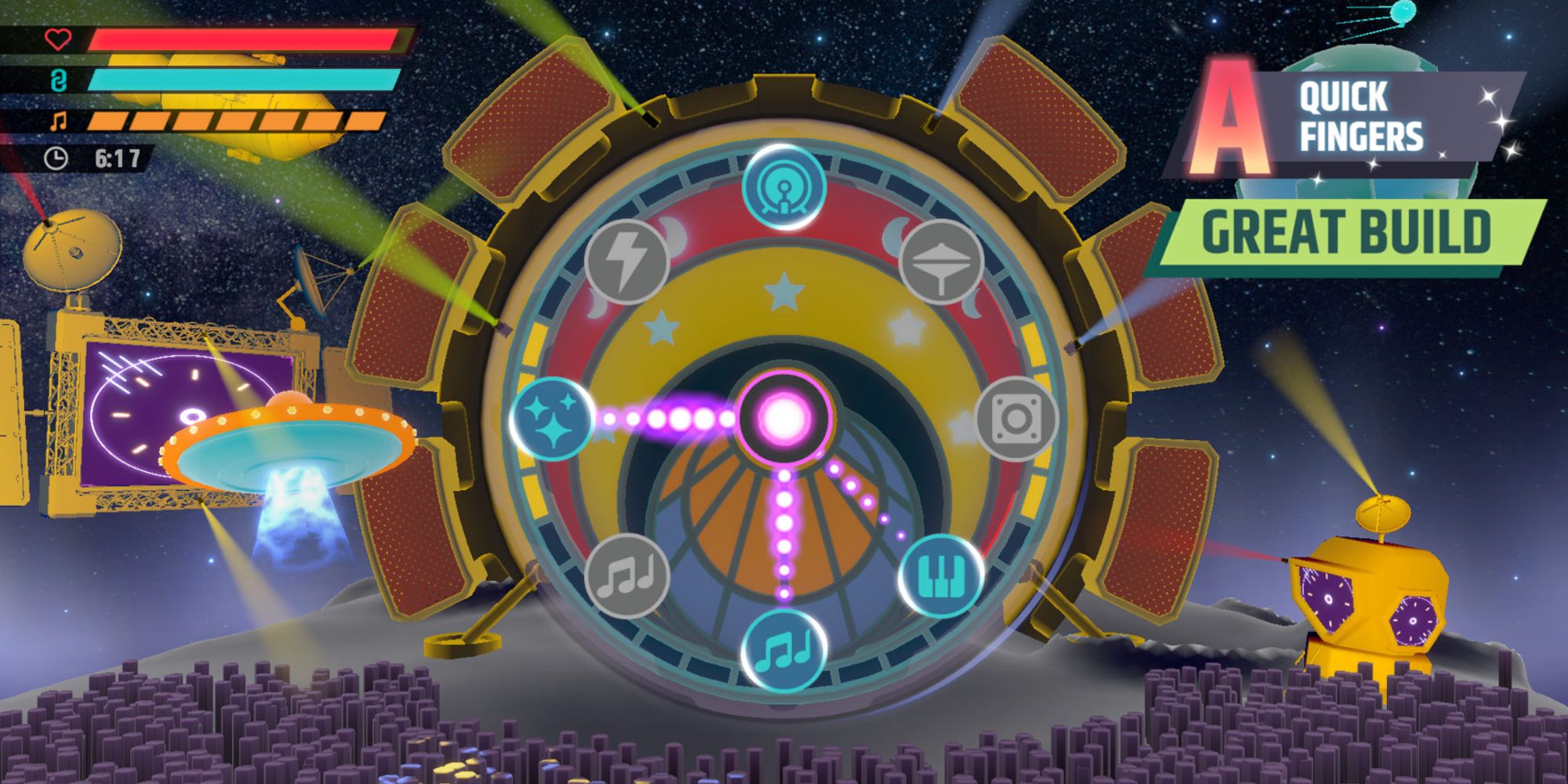 Hexagroove Tactical DJ Gameplay