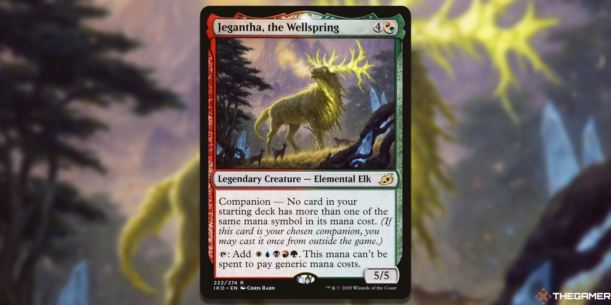 Image of the Jegantha, the Wellspring card from Magic: The Gathering with art by Chris Rahn 