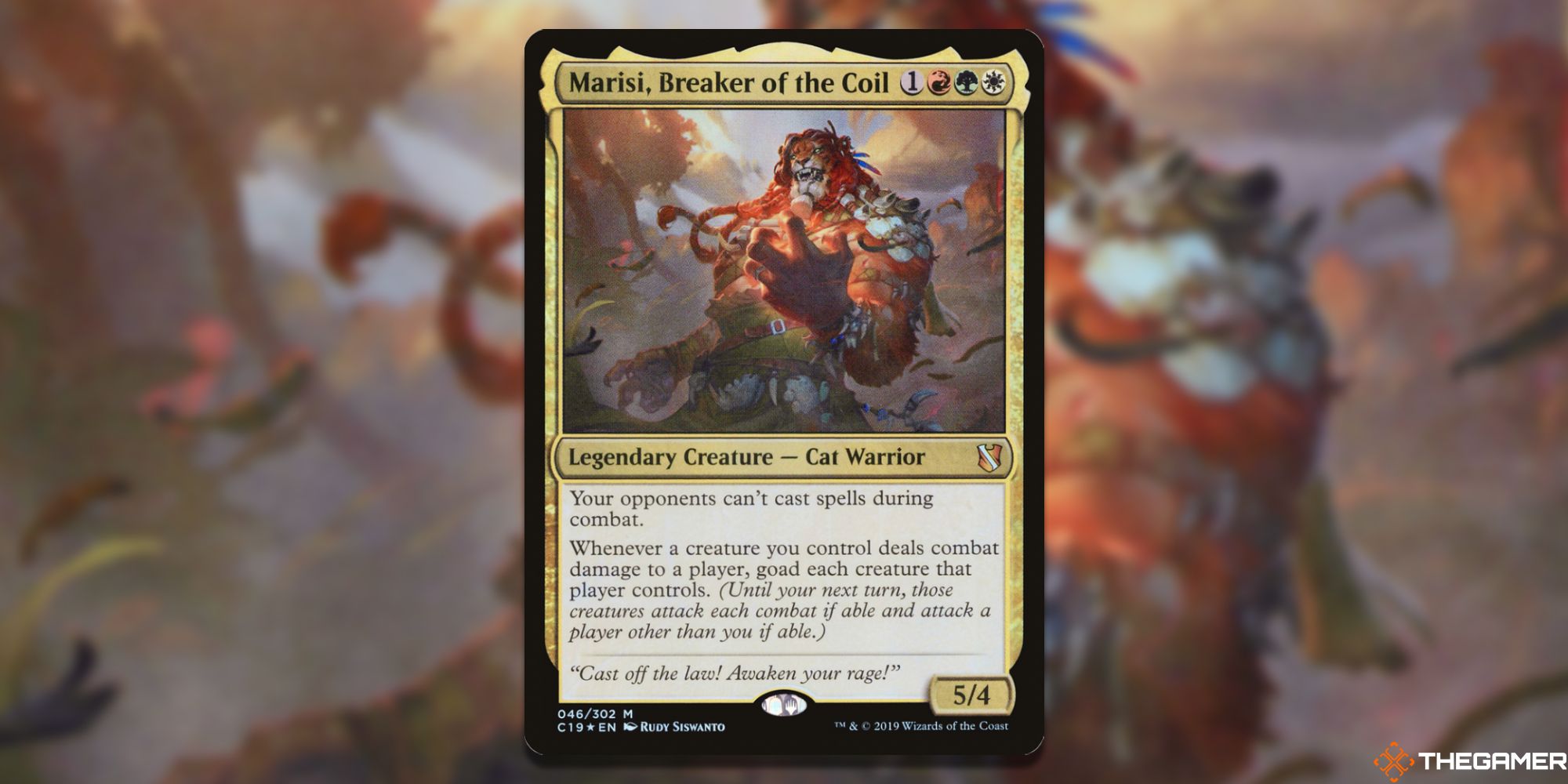 Magic the Gathering Werewolf Commander Marisi Breaker Of The Coil