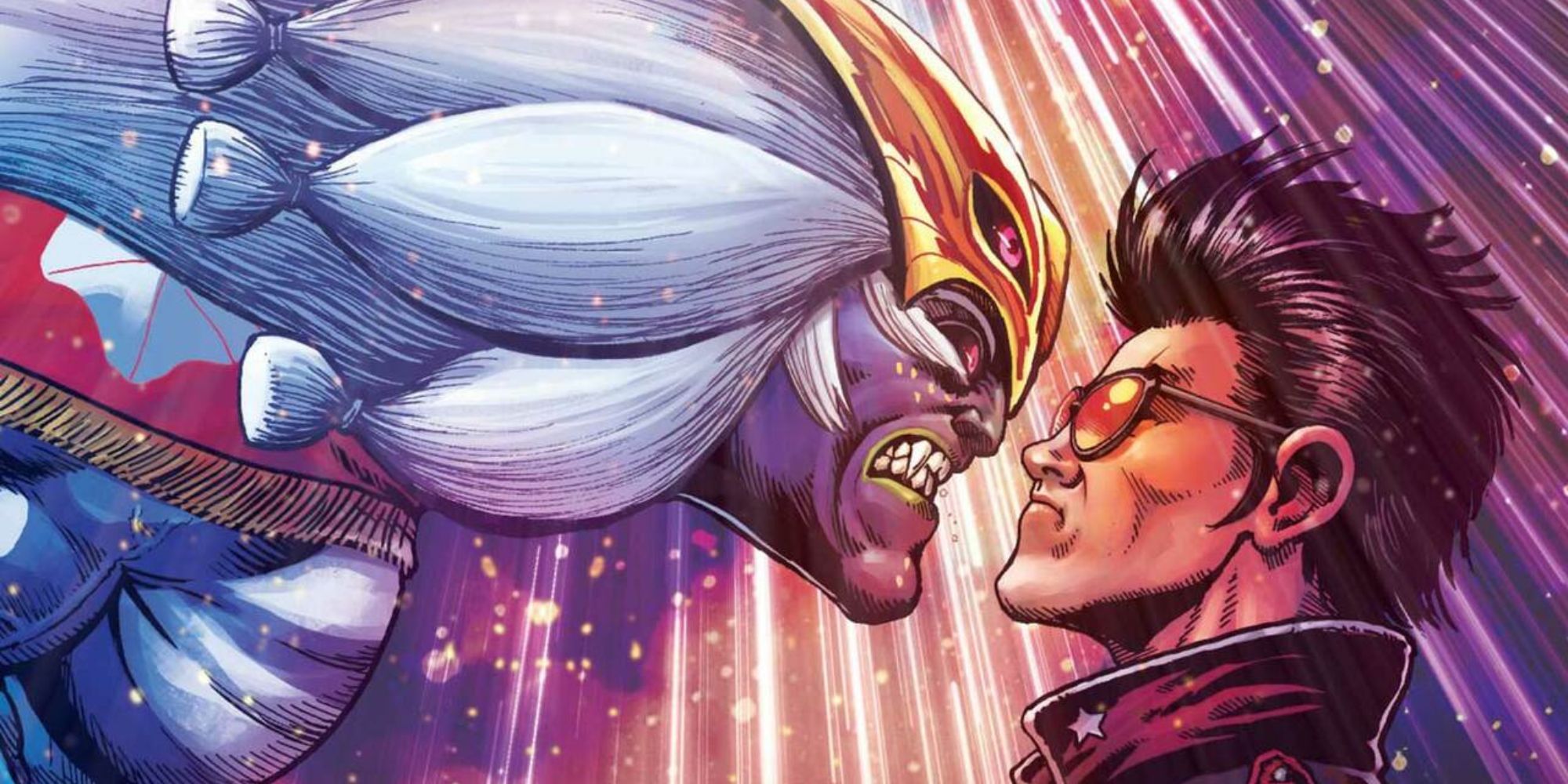 Travis Touchdown faces off against FU the alien