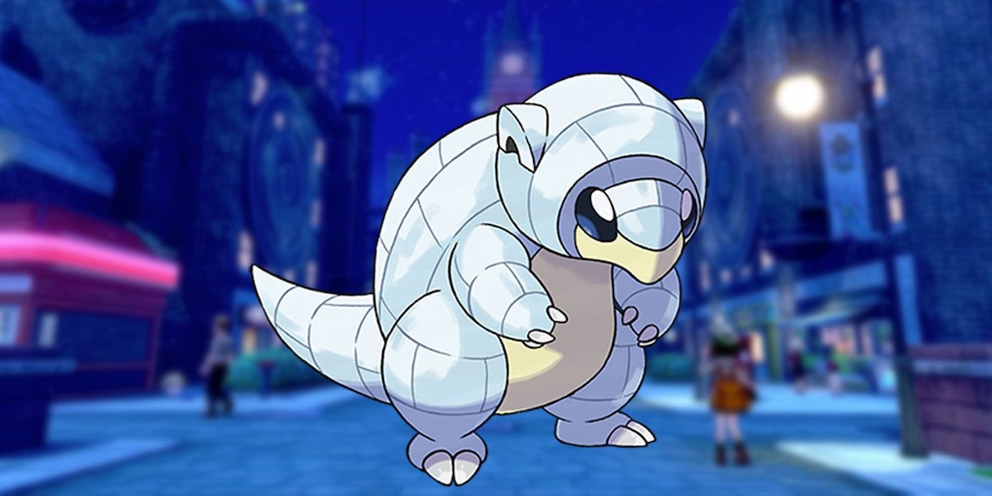 Alolan Sandshrew Pokemon standing