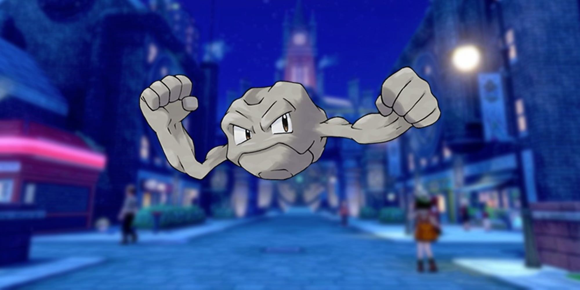 Geodude Pokemon standing