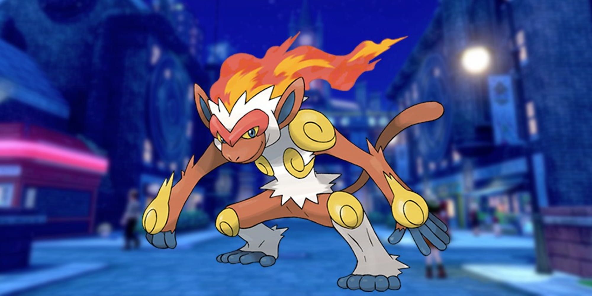 Infernape Pokemon standing