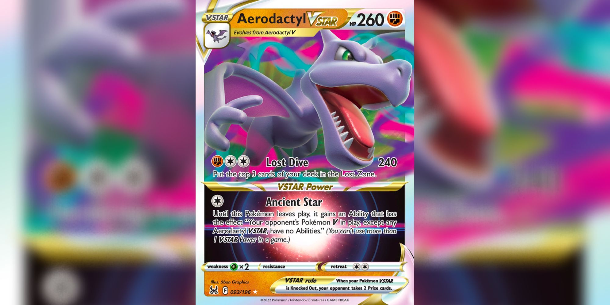 Aerodactyl VSTAR in the Pokemon TCG