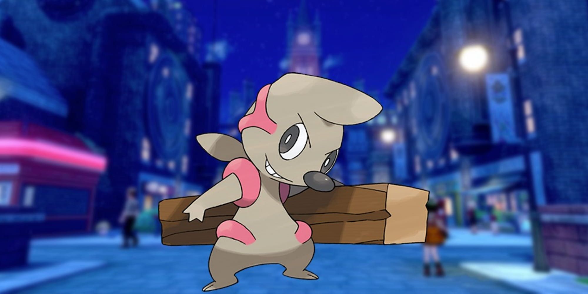 Timburr Pokemon standing