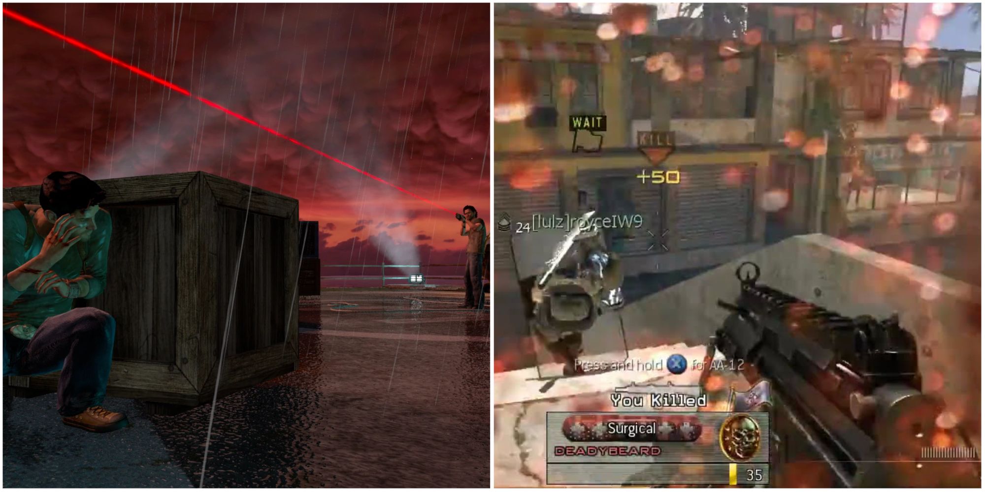 Regenerating health in Uncharted and Call of Duty
