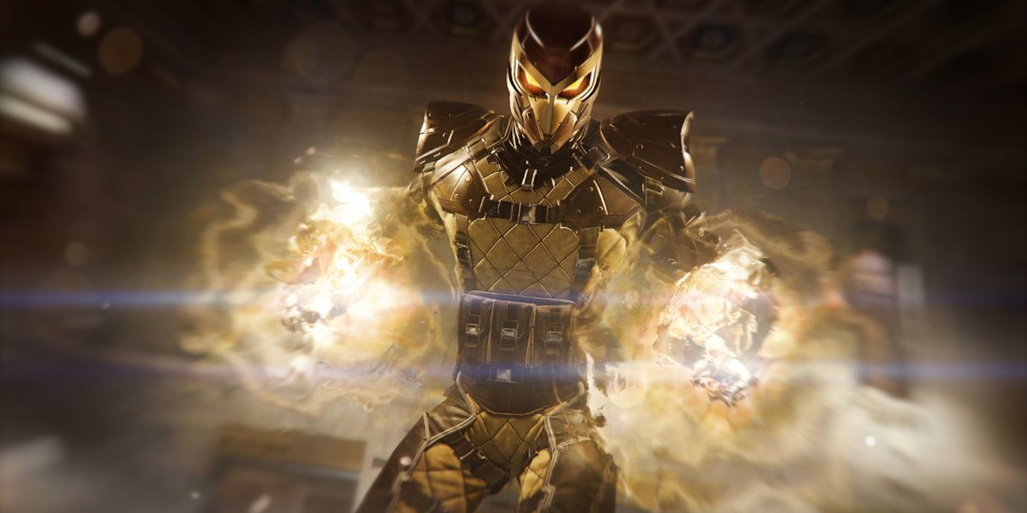 Shocker preparing to set off a deadly shock wave.