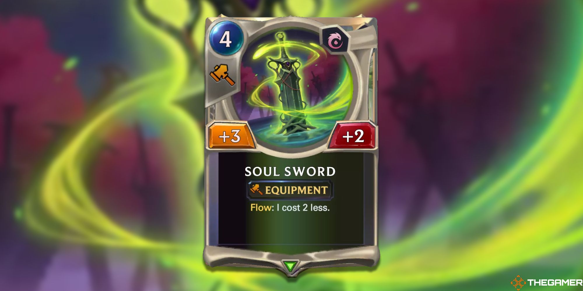 Legends of Runeterra Soul sword card