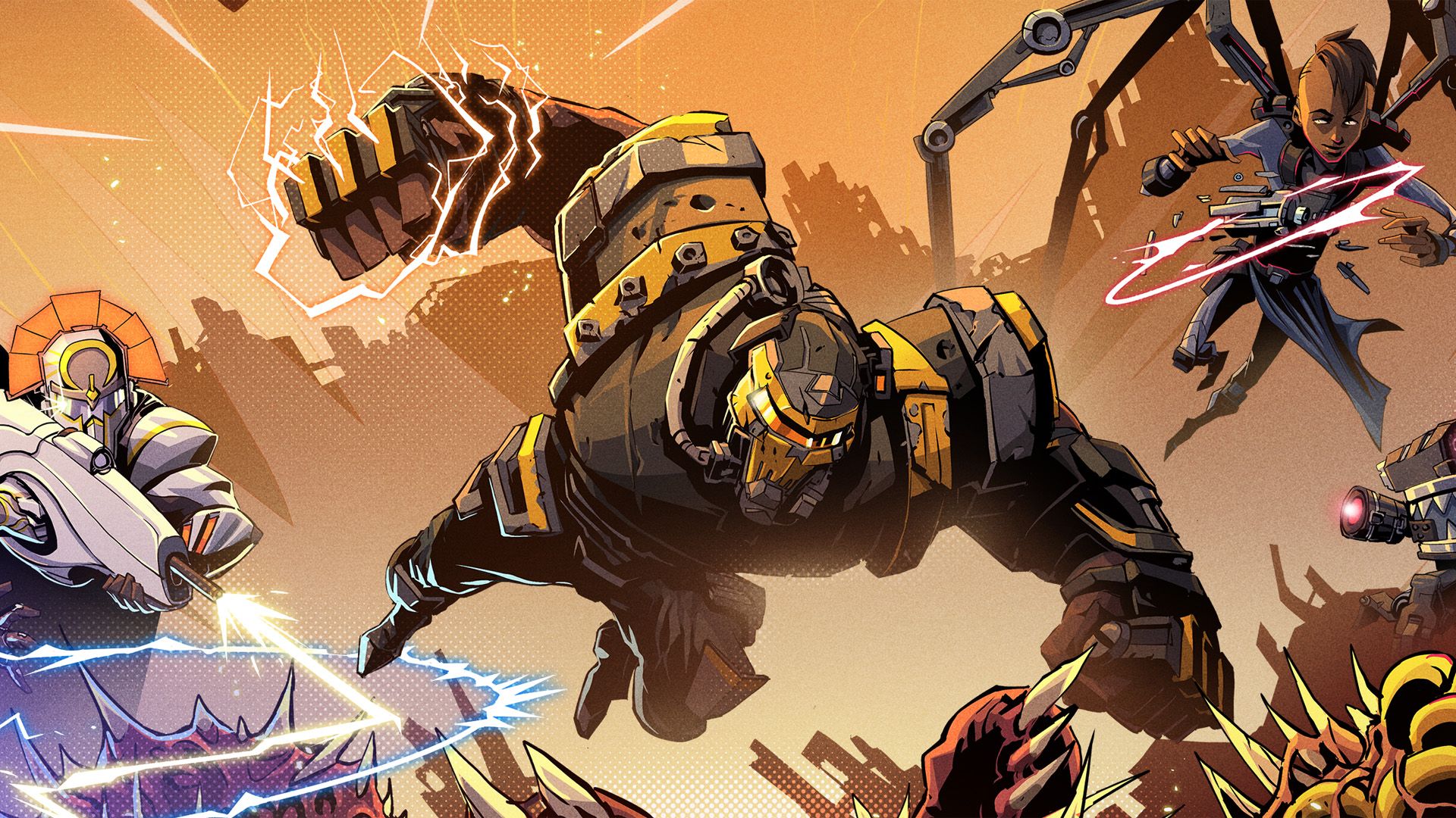 Superfuse key art with metal monster