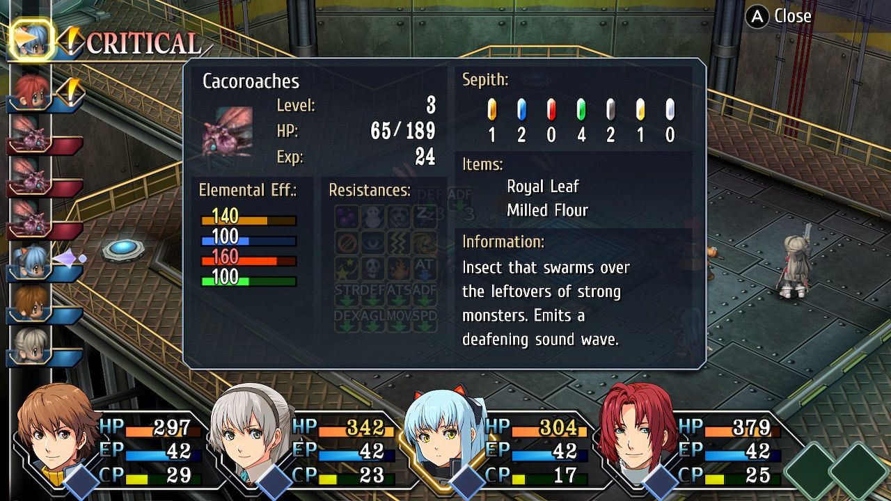 Trails from Zero Cacoroaches
