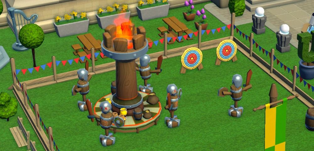 Two Point Campus - screenshot of a Battle Ground