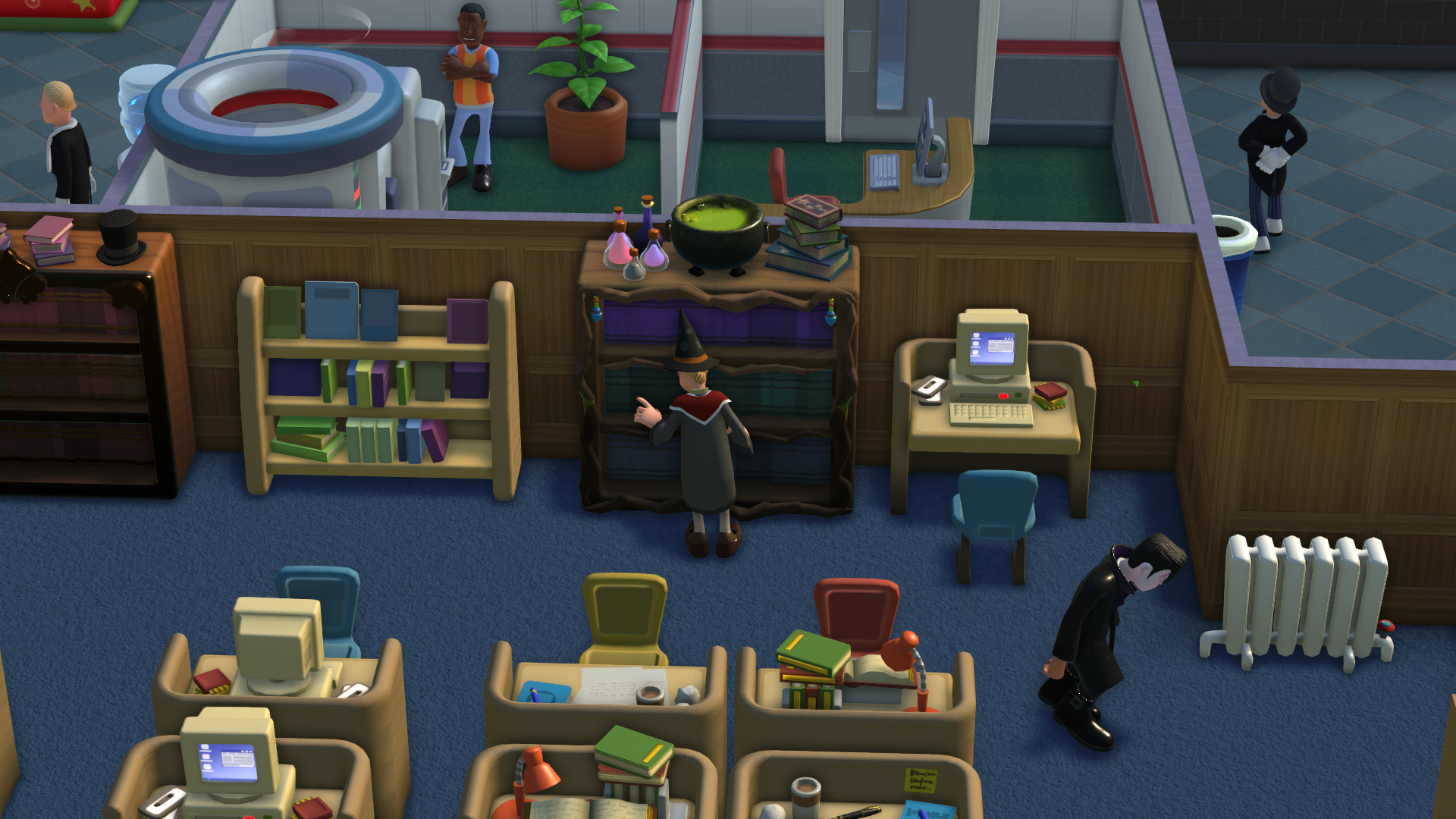 Two Point Campus Wizardry Bookcase in Library