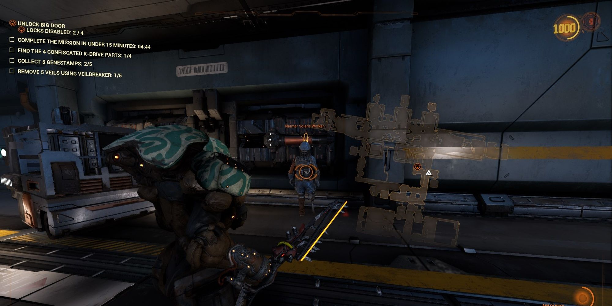 Warframe Veilbreaker Sneaky Sabotage Worker 2