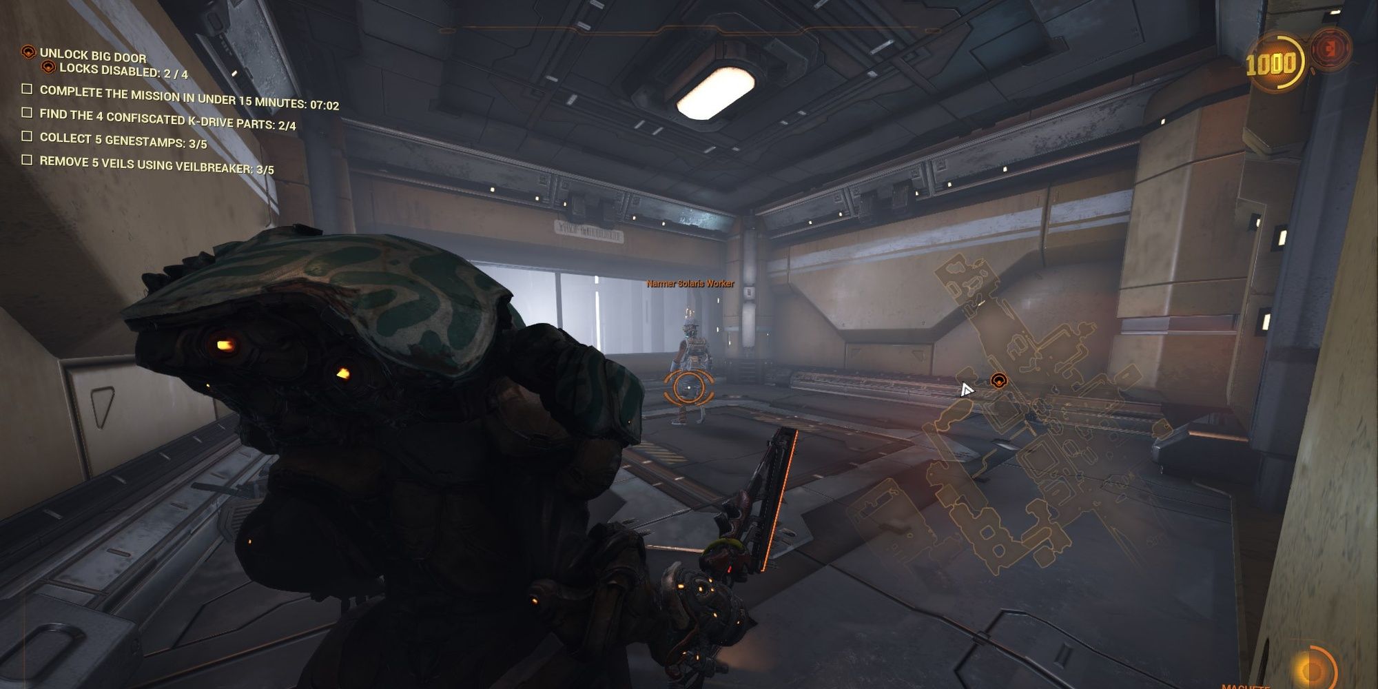 Warframe Veilbreaker Sneaky Sabotage Worker 4