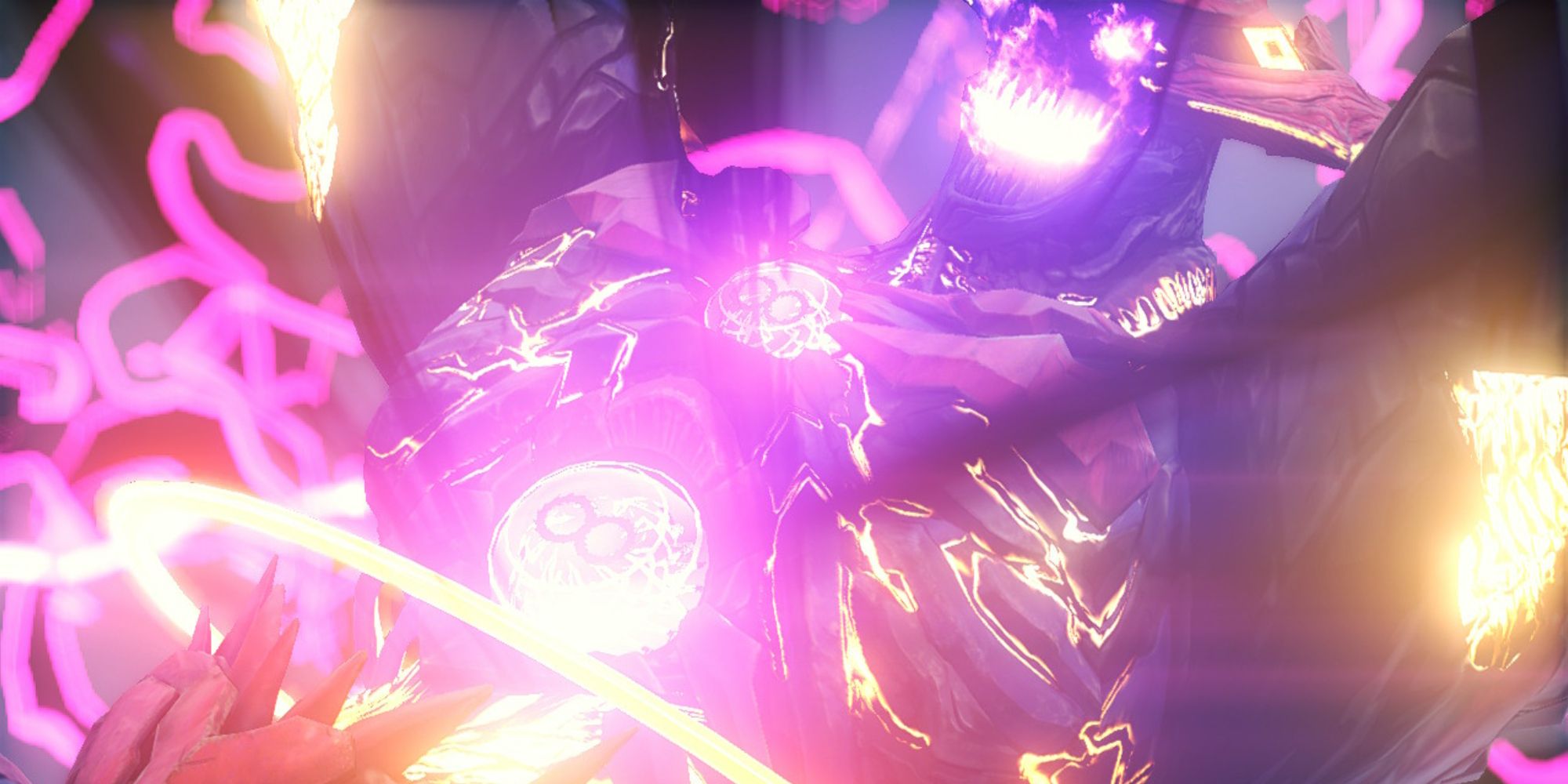 Joran Sacrificing himself to help the Ouroboros in Xenoblade Chronicles 3