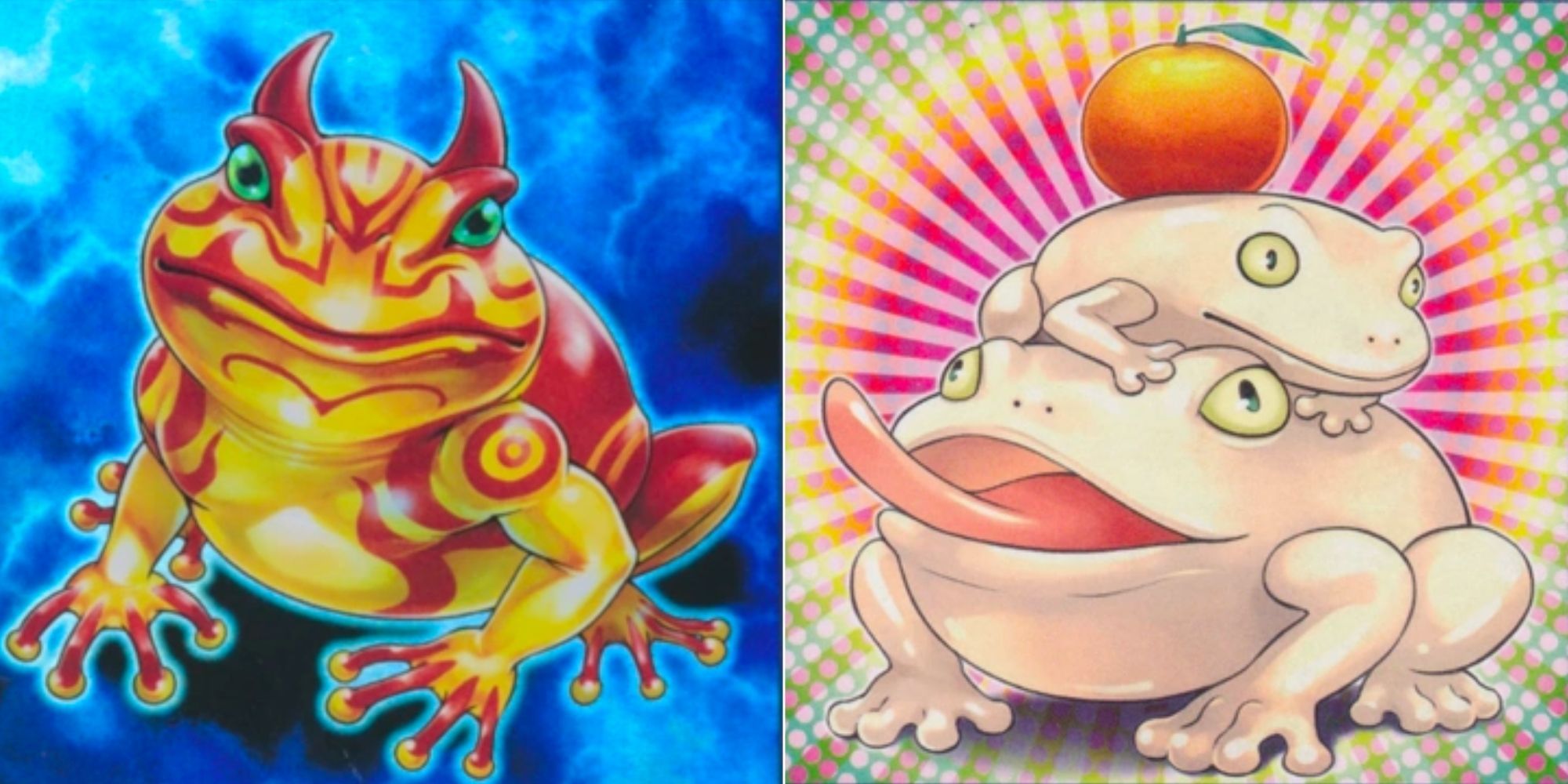 Frog archetype cards in Yu-Gi-Oh!